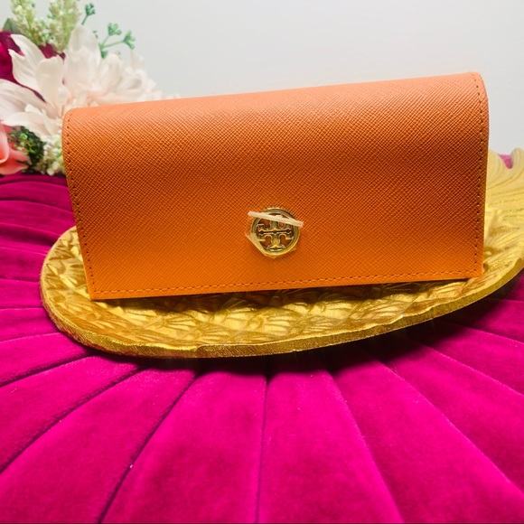 Tory Burch Accessories - NWOT Tory Burch Orange Eye Glass Sunglass  Case